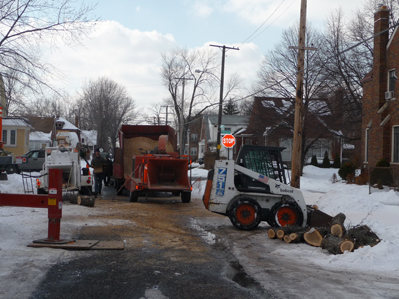 Working In The Snow